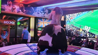 Amazing mechanical bull riding 27th of February 2024 made in Spain #3