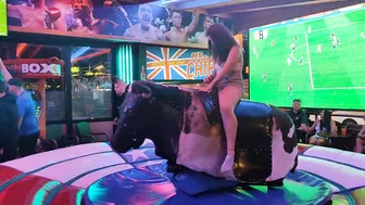 Amazing mechanical bull riding 27th of February 2024 made in Spain #7