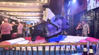 Mechanical bull riding May 28th 2024 in Benidorm #2