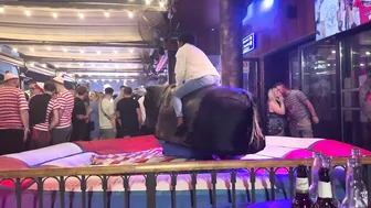 Mechanical bull riding May 28th 2024 in Benidorm #4