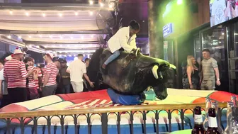 Mechanical bull riding May 28th 2024 in Benidorm #6