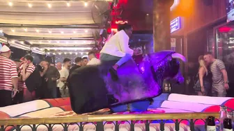 Mechanical bull riding May 28th 2024 in Benidorm #8