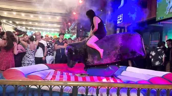 Mechanical bull riding April 24th 2034 in Benidorm Spain ♥️♥️♥️♥️ #5