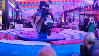 Mechanical bull riding December 4th 2023♥️♥️♥️♥️♥️♥️ #9