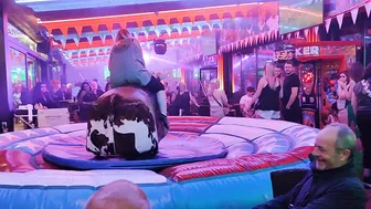 Mechanical bull riding December 17th 2023 in Benidorm #10