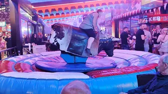 Mechanical bull riding December 17th 2023 in Benidorm #4