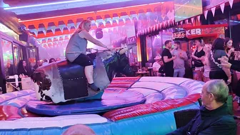 Mechanical bull riding December 17th 2023 in Benidorm #6