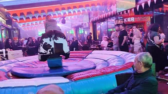 Mechanical bull riding December 17th 2023 in Benidorm #7