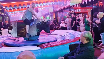 Mechanical bull riding December 17th 2023 in Benidorm #8