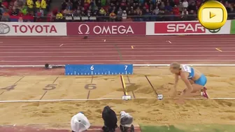 [Super SlowMotion] Top 5 Women Long Jump European Championship Zurich - part 3 #5