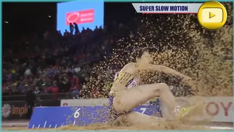 [Super SlowMotion] Top 5 Women Long Jump European Championship Zurich - part 3 #9