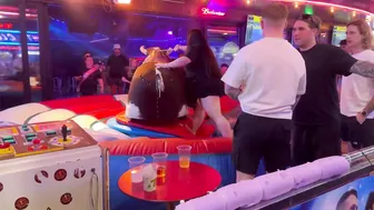 Mechanical bull riding ♥️♥️ March 1st 2024 in Benidorm ♥️♥️♥️♥️ #7