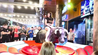 Mechanical bull riding 18th of June♥️♥️me gusta este toro mecánico ♥️♥️♥️♥️ #4