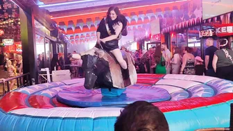 Mechanical bull riding December 18th 2023 in Benidorm #10