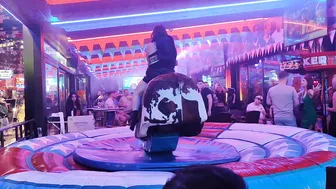 Mechanical bull riding December 18th 2023 in Benidorm #6