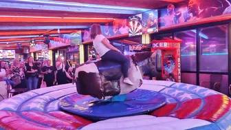 Mechanical bull riding March 6th 2024 in Benidorm ♥️♥️♥️♥️♥️♥️ #3