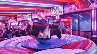 Mechanical bull riding March 6th 2024 in Benidorm ♥️♥️♥️♥️♥️♥️ #6