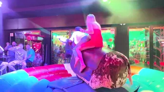 Mechanical bull riding May 27th 2024 in Benidorm Spain ♥️♥️♥️♥️♥️♥️ #2