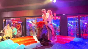 Mechanical bull riding May 27th 2024 in Benidorm Spain ♥️♥️♥️♥️♥️♥️ #3