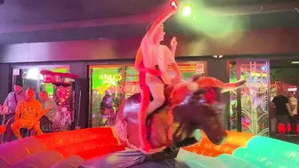 Mechanical bull riding May 27th 2024 in Benidorm Spain ♥️♥️♥️♥️♥️♥️ #9