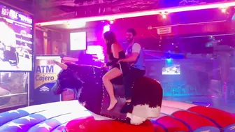 Mechanical bull riding May 13th 2024 in Benidorm made in Spain ♥️♥️♥️♥️♥️♥️ #3