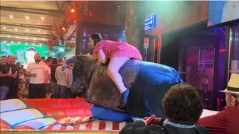 Mechanical bull riding 16th April 2024 in Benidorm ♥️♥️♥️♥️ #1