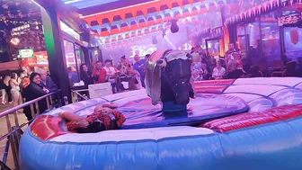 Amazing mechanical bull riding November 21st 2023 in Benidorm ♥️♥️♉ #10