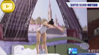 [SuperSlowMotion] Top 5 Women Trampoline slow-motion jumps Saint Petersburg 2018 #10