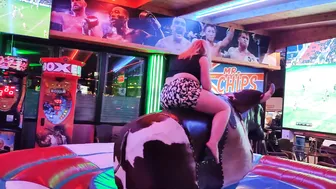 Mechanical bull in Benidorm March 4th 2024 made in Spain ♥️♥️♥️♥️ #10