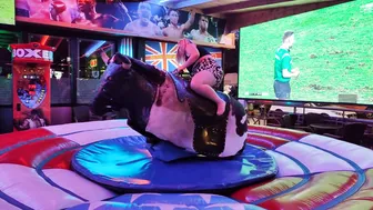 Mechanical bull in Benidorm March 4th 2024 made in Spain ♥️♥️♥️♥️ #3