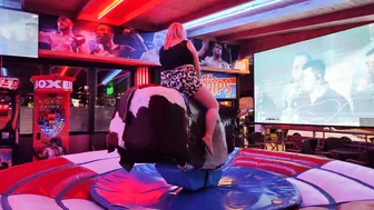 Mechanical bull in Benidorm March 4th 2024 made in Spain ♥️♥️♥️♥️ #5