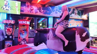 Mechanical bull in Benidorm March 4th 2024 made in Spain ♥️♥️♥️♥️ #7