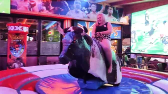 Mechanical bull in Benidorm March 4th 2024 made in Spain ♥️♥️♥️♥️ #9