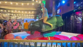 Mechanical bull riding May 26th 2024 made in Spain you must watch it #1