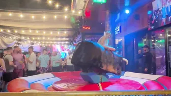 Mechanical bull riding May 26th 2024 made in Spain you must watch it #10