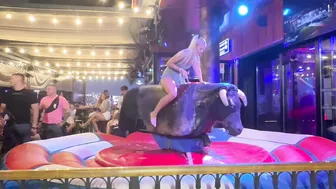 Mechanical bull riding May 26th 2024 made in Spain you must watch it #4