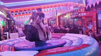 Mechanical bull riding December 4th in Asaba #2