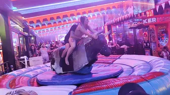 Mechanical bull riding December 4th in Asaba #4