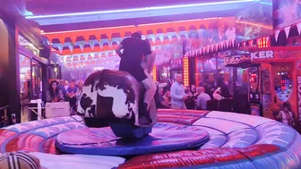 Mechanical bull riding December 4th in Asaba #9