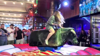 Mechanical bull riding May 9th 2024 in Benidorm Spain ♥️♥️♥️♥️♥️♥️ #7