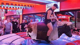 mechanical bull riding November 2nd 2023 made in Spain ♥️♥️♉ #2