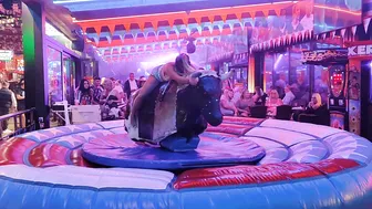 excellent mechanical bull riding November 20th 2023 in Spain ♥️♥️♥️♥️ #8