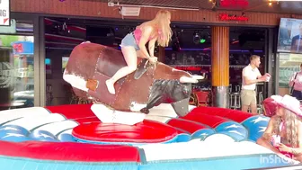 Midnight mechanical bull riding 20th of June 2024 in Benidorm made in Spain ♥️♥️ #3