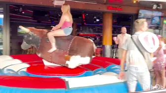 Midnight mechanical bull riding 20th of June 2024 in Benidorm made in Spain ♥️♥️ #6