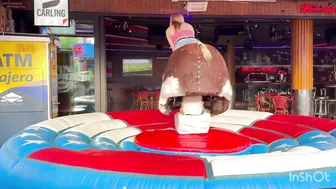 Midnight mechanical bull riding 20th of June 2024 in Benidorm made in Spain ♥️♥️ #7