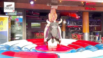 Midnight mechanical bull riding 20th of June 2024 in Benidorm made in Spain ♥️♥️ #8