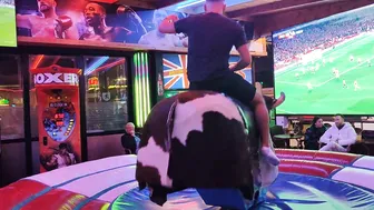 Mechanical bull riding February 27th 2024 in Benidorm #10