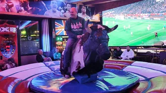 Mechanical bull riding February 27th 2024 in Benidorm #3