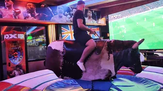 Mechanical bull riding February 27th 2024 in Benidorm #6