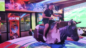 Mechanical bull riding February 27th 2024 in Benidorm #9